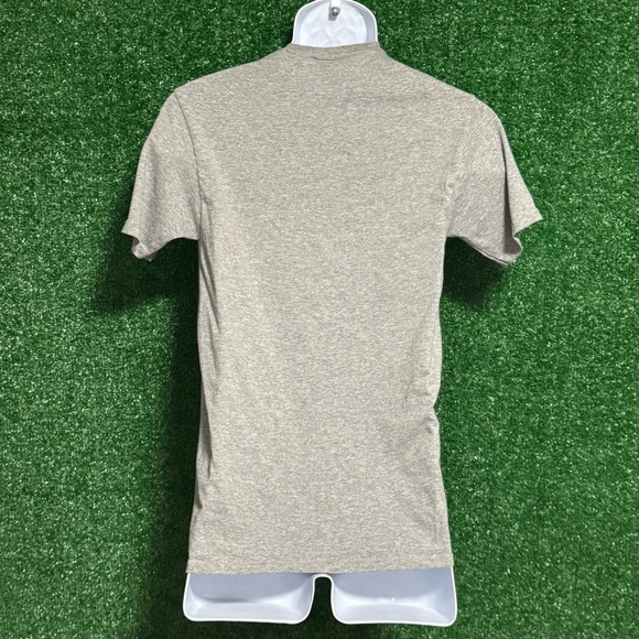 Jerzees Gray and Green Short Sleeve Tee Jets - Picture 2 of 3